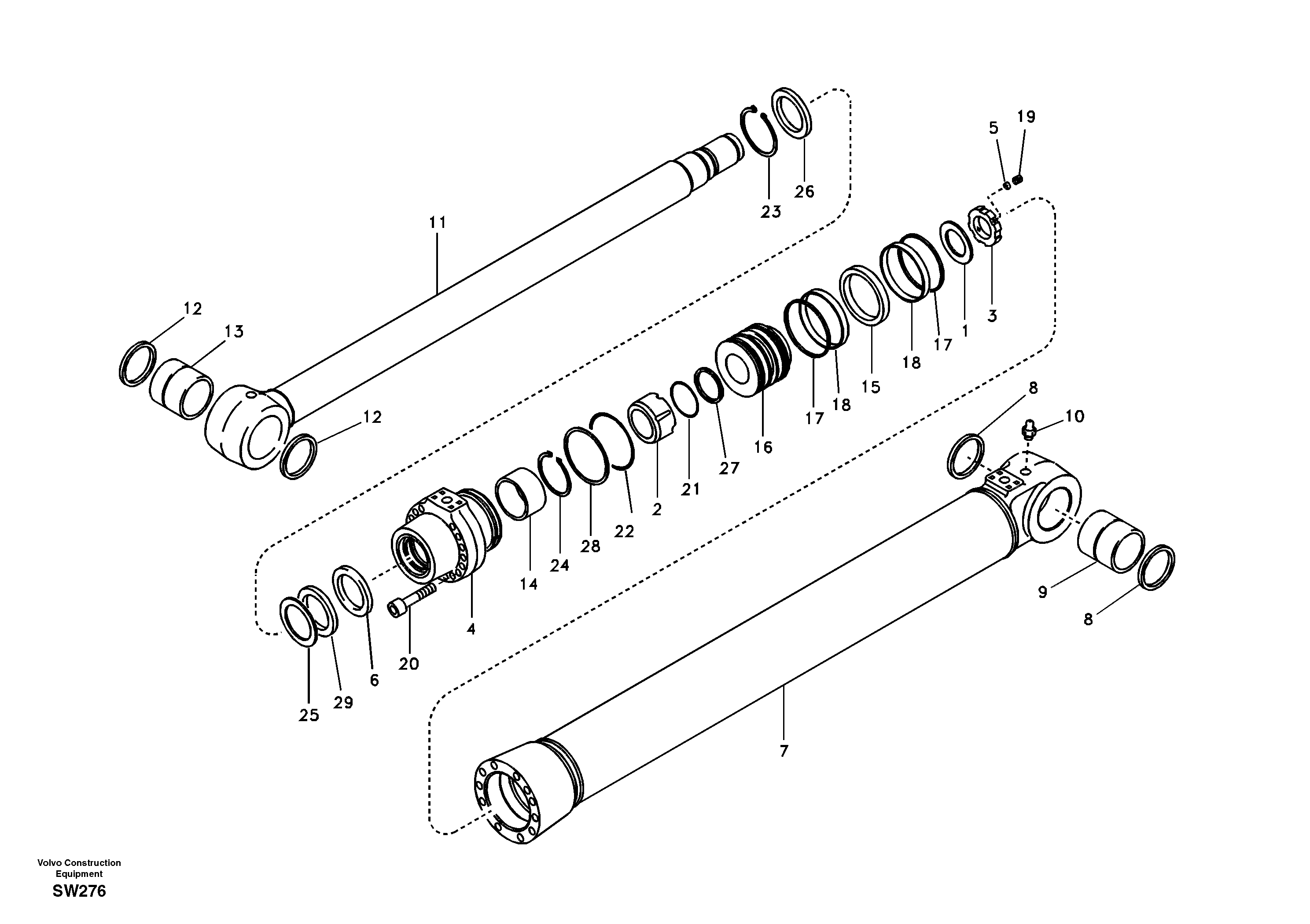 ekskavator-boom-piston